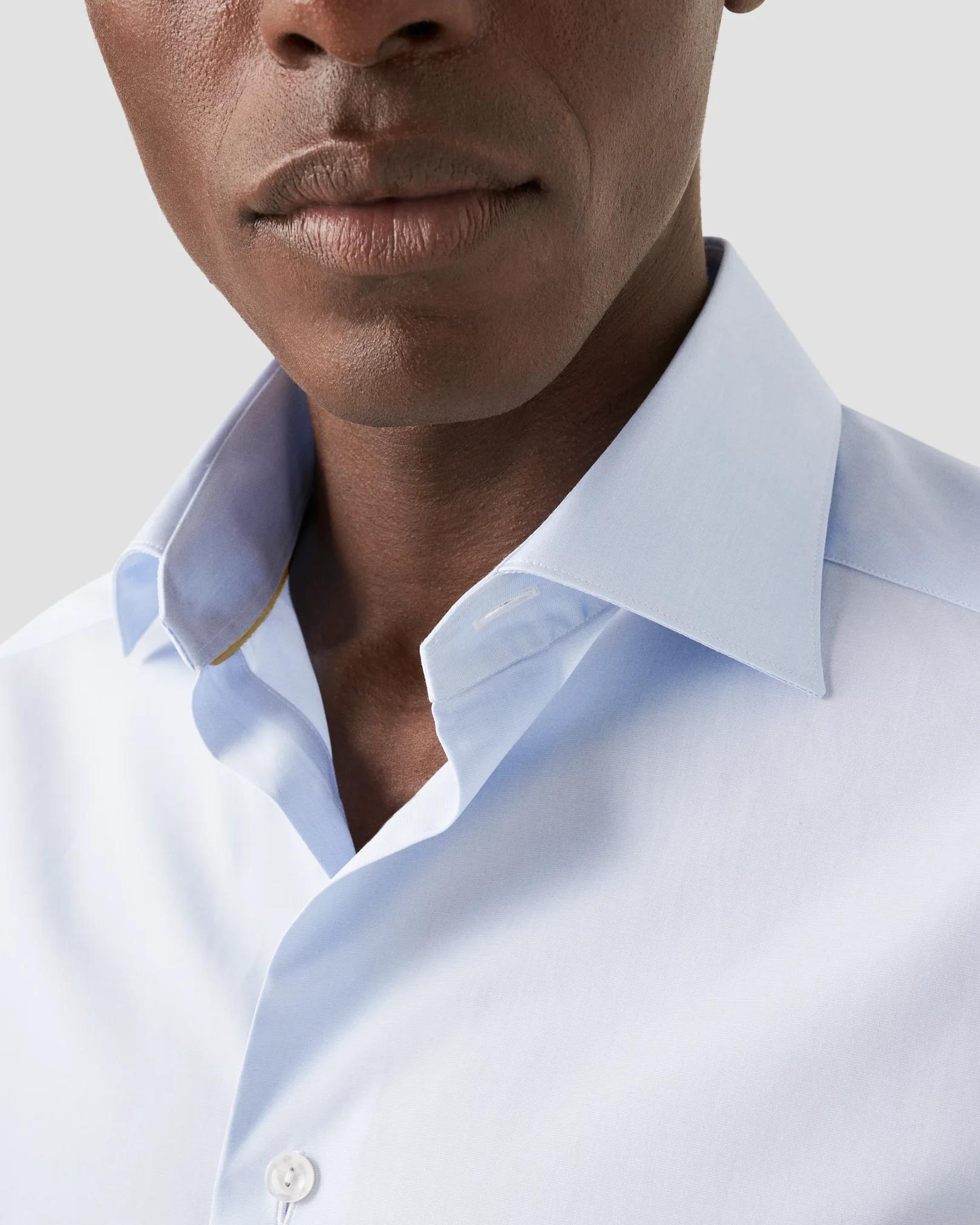 Mavi Elevated Pamuk Gömlek - Image 4