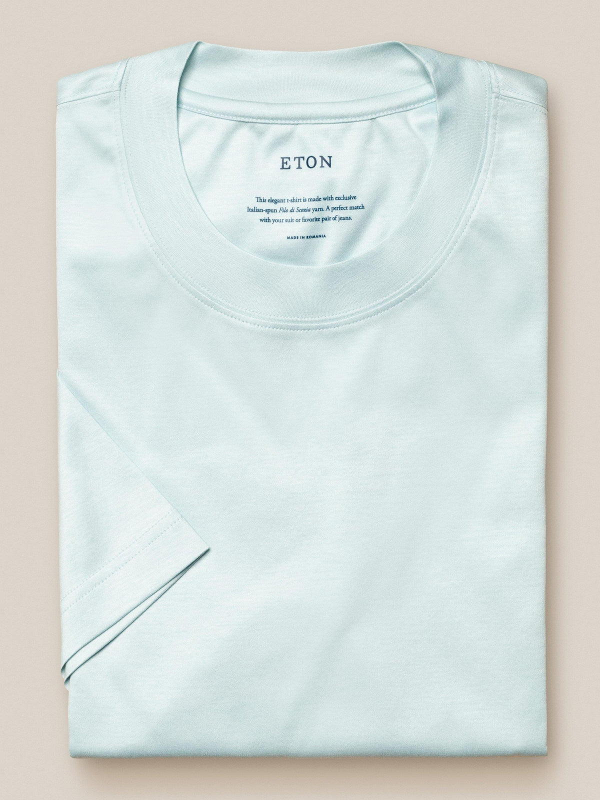 Mavi Filo Di Scozia Pamuk T-Shirt