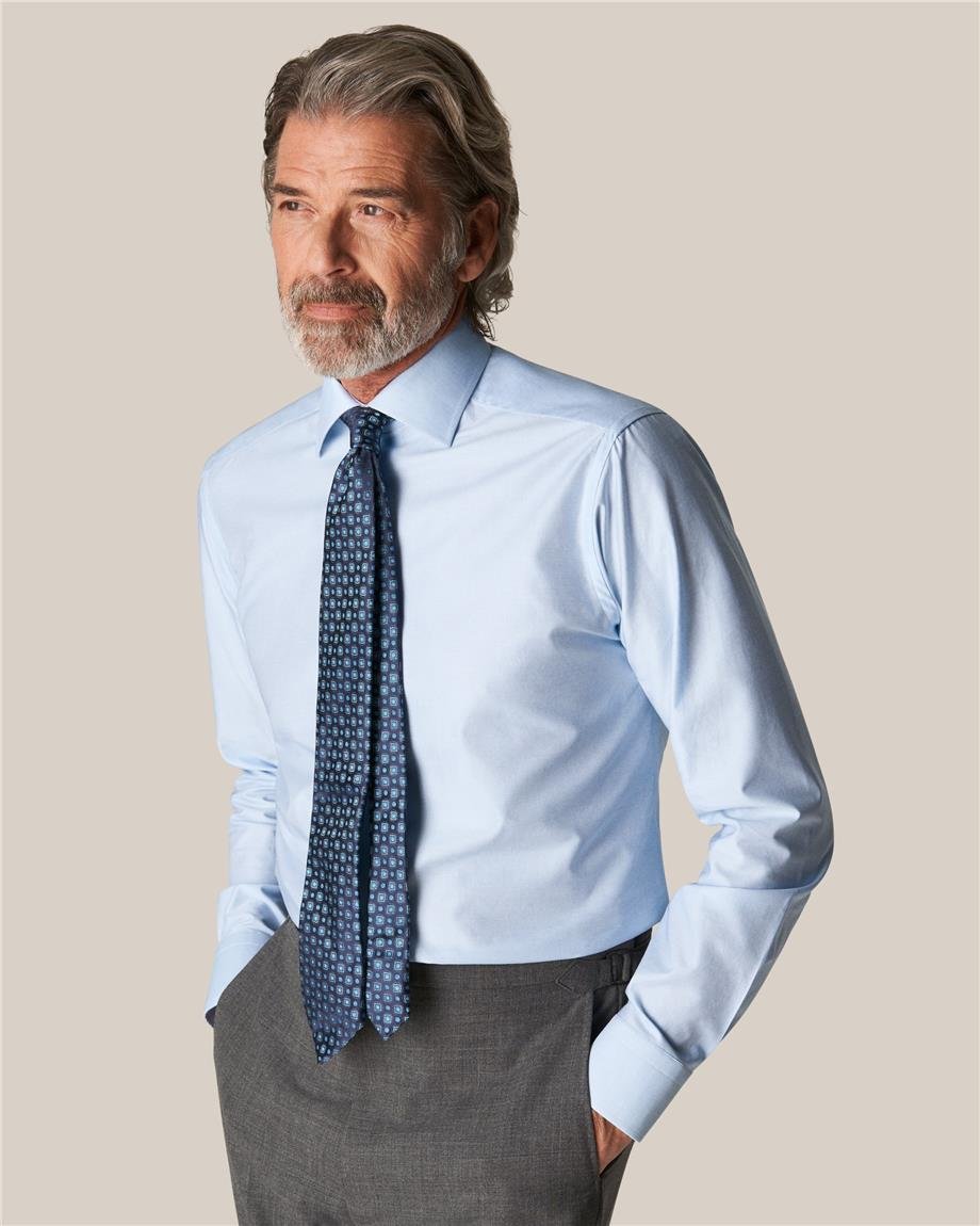 Mavi Klasik Pamuk Gömlek