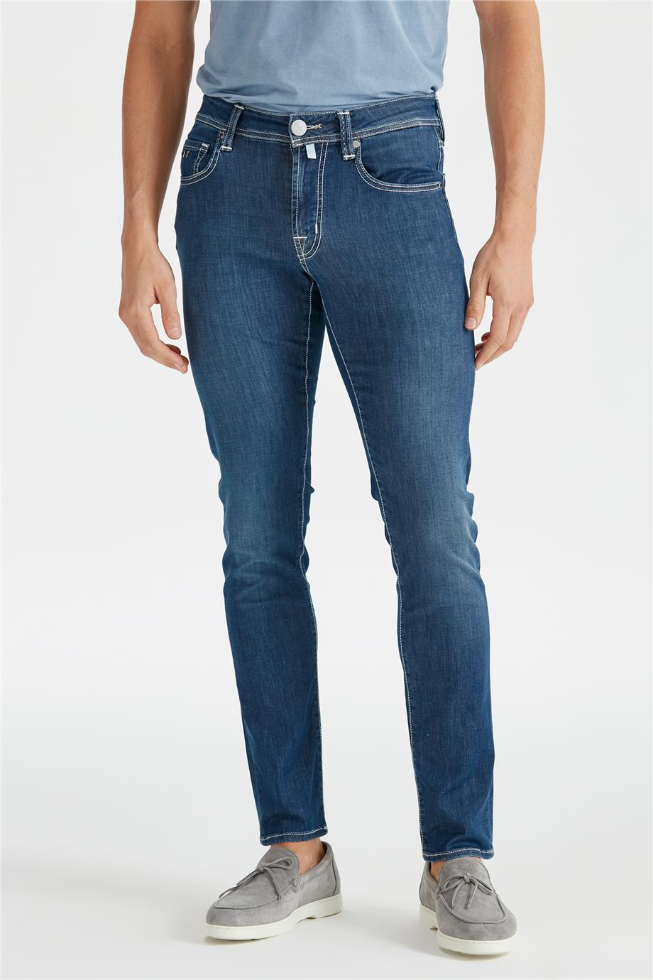 Mavi Organik Pamuklu Denim Pantolon - Image 2