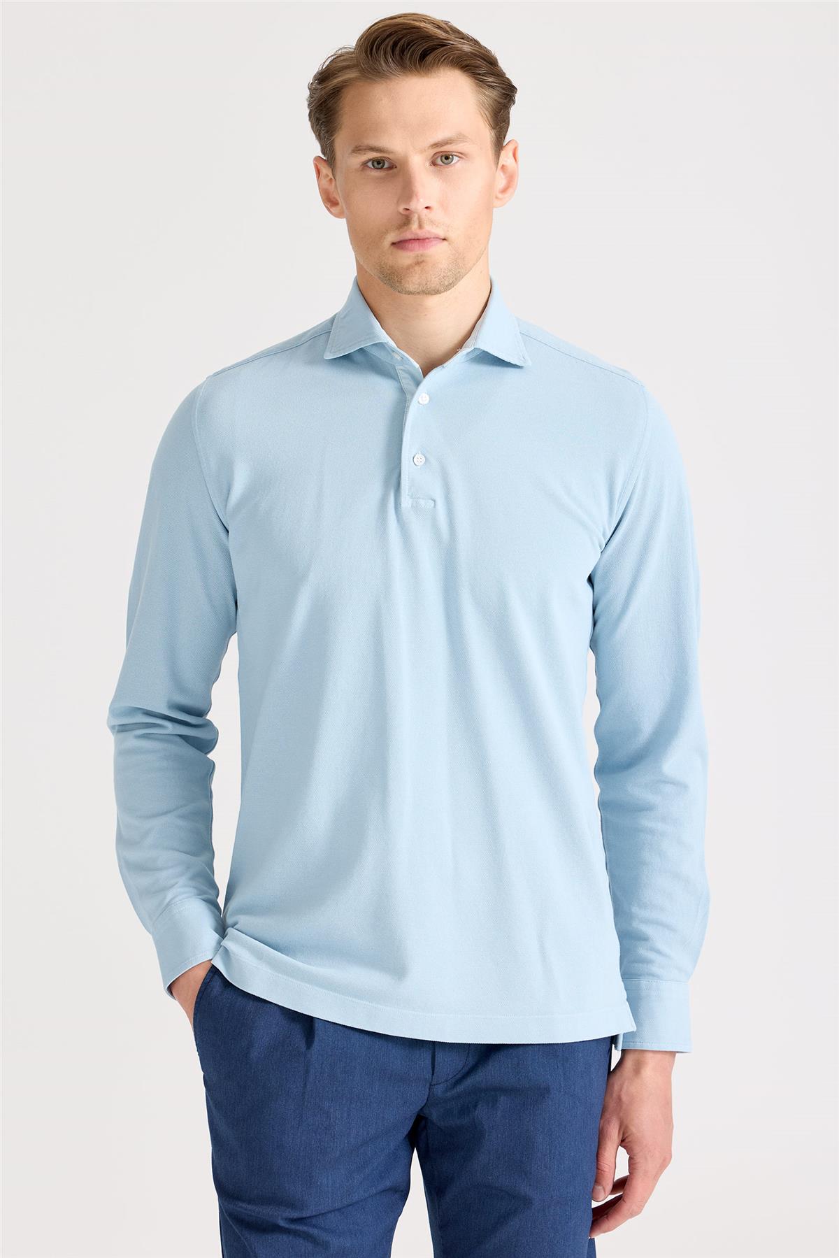 Mavi Pima Pamuk Sweat Shirt - Image 4