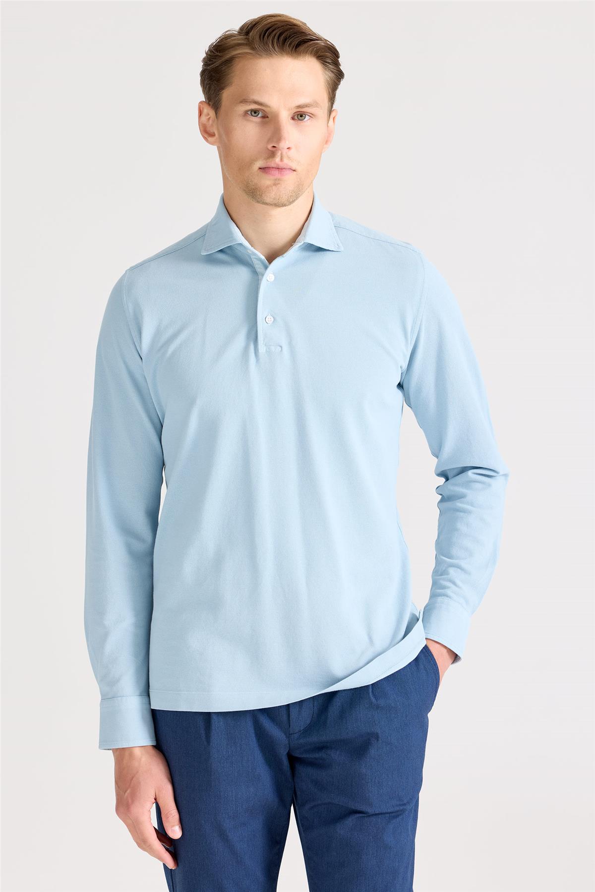 Mavi Pima Pamuk Sweat Shirt - Image 2