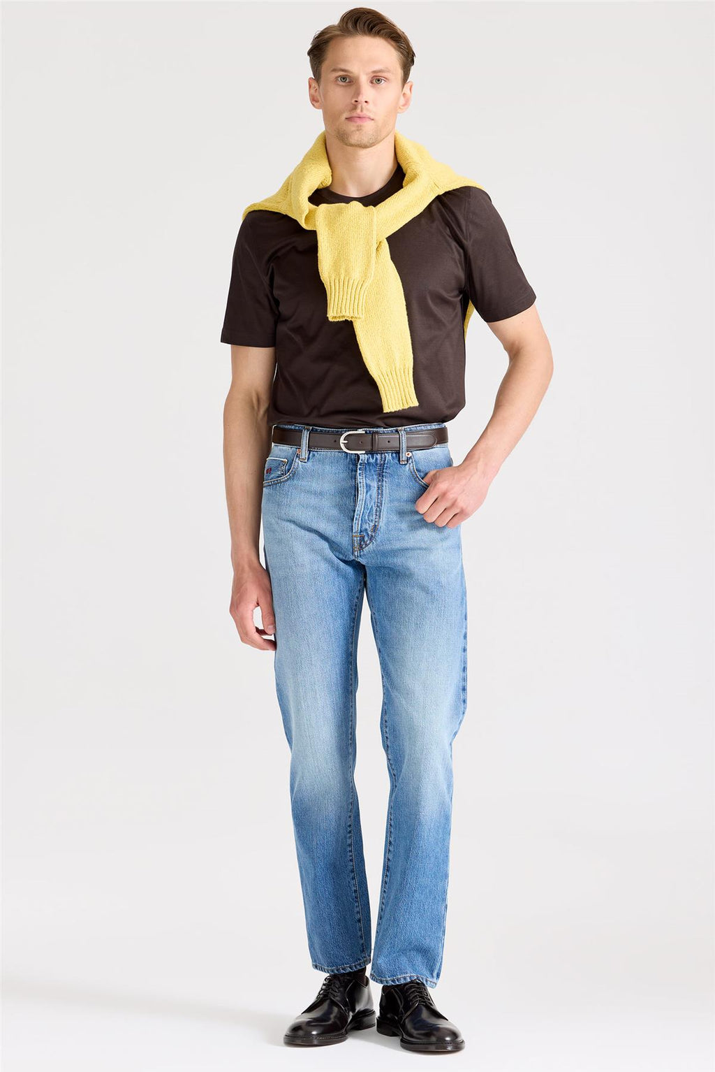 Mavi Selvedge Pamuk Denim Pantolon - Image 3