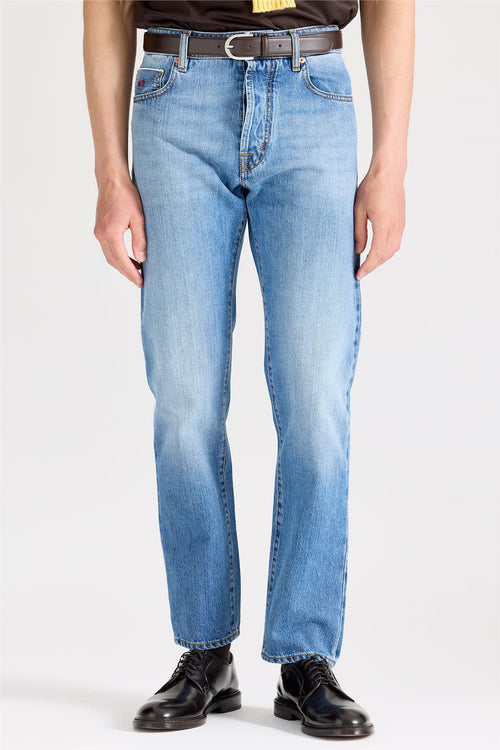 Mavi Selvedge Pamuk Denim Pantolon - Image 1