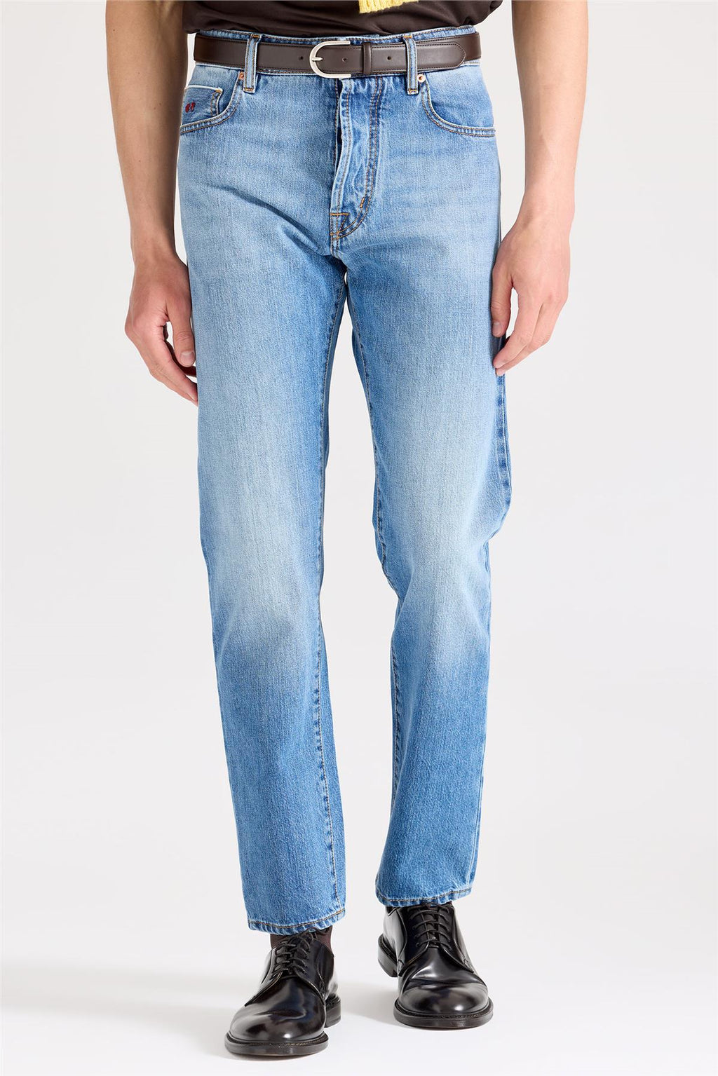 Mavi Selvedge Pamuk Denim Pantolon - Image 2