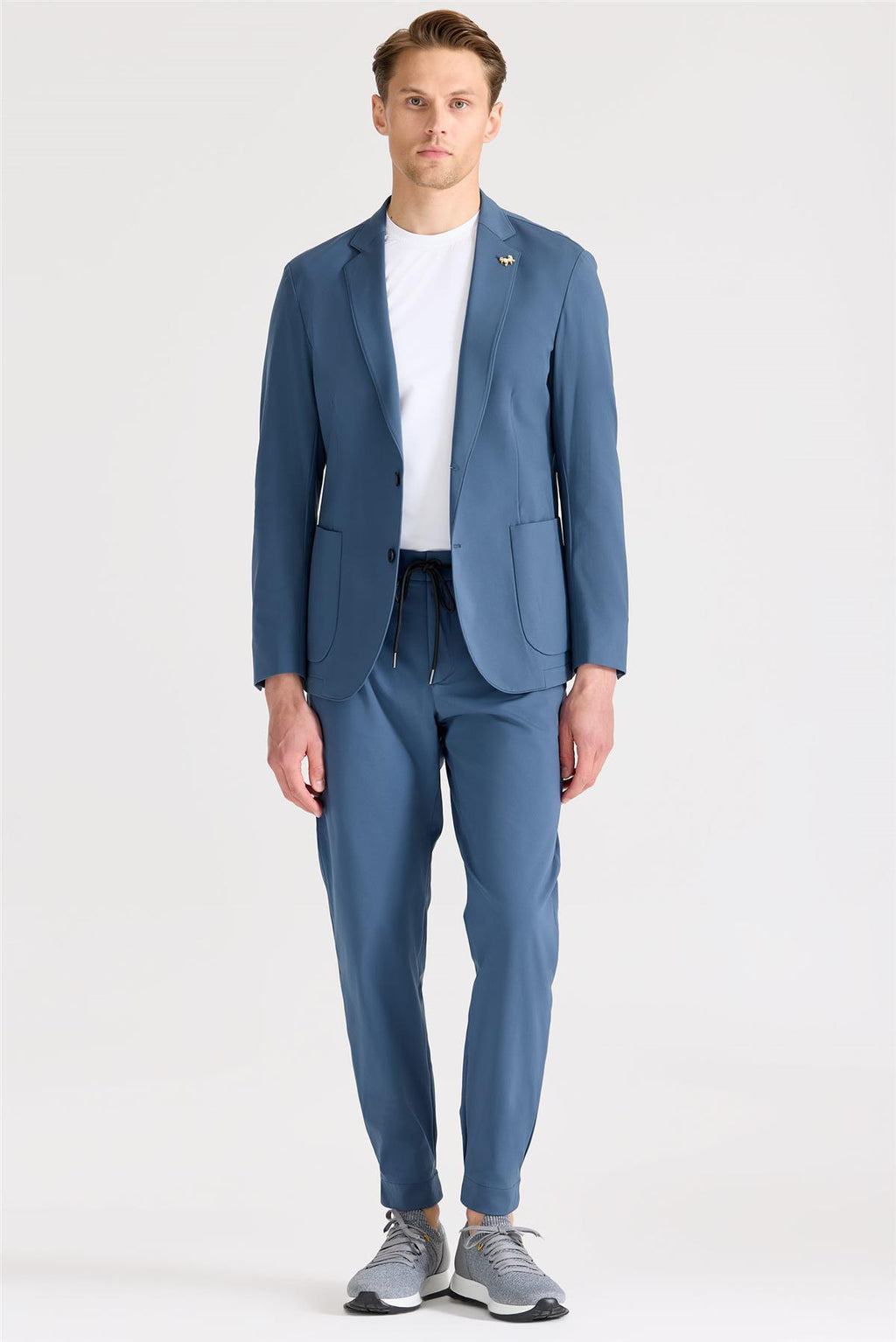 Mavi Teknik Kumaş Takım Ebise - Image 2