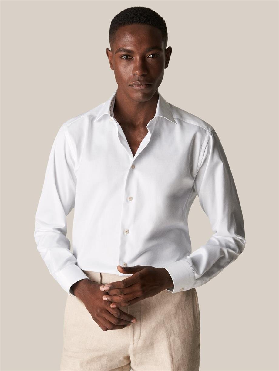 Organik Pamuk Beyaz Gömlek - Image 4