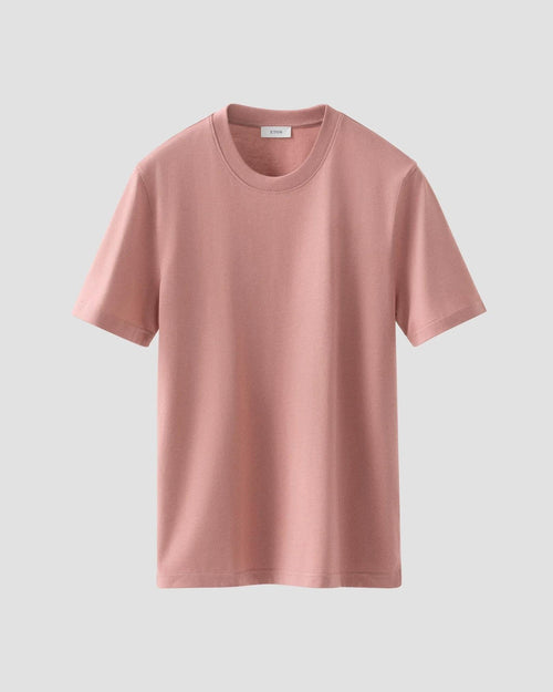 Pembe Supima Pamuk T-Shirt - Image 1
