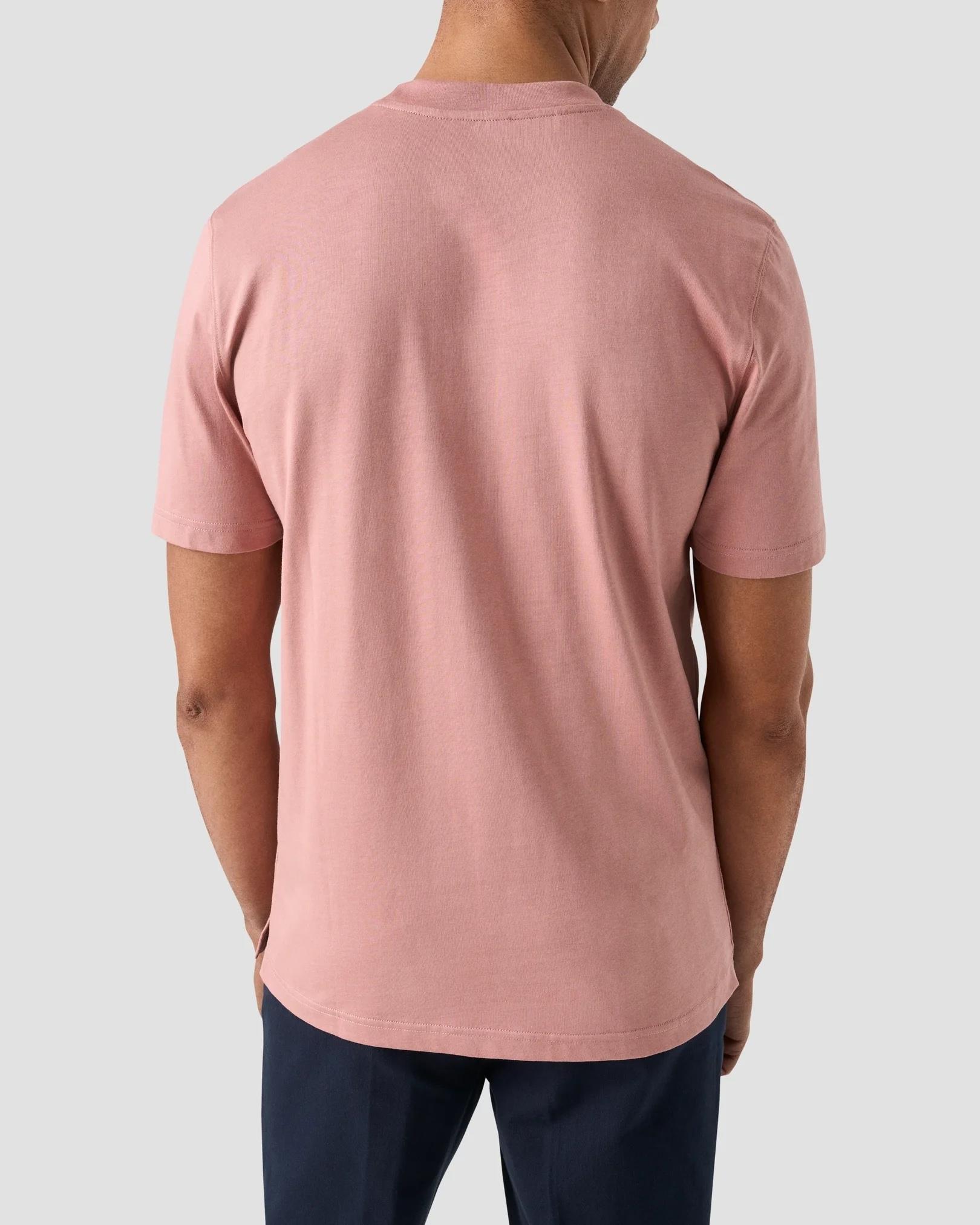 Pembe Supima Pamuk T-Shirt - Image 4