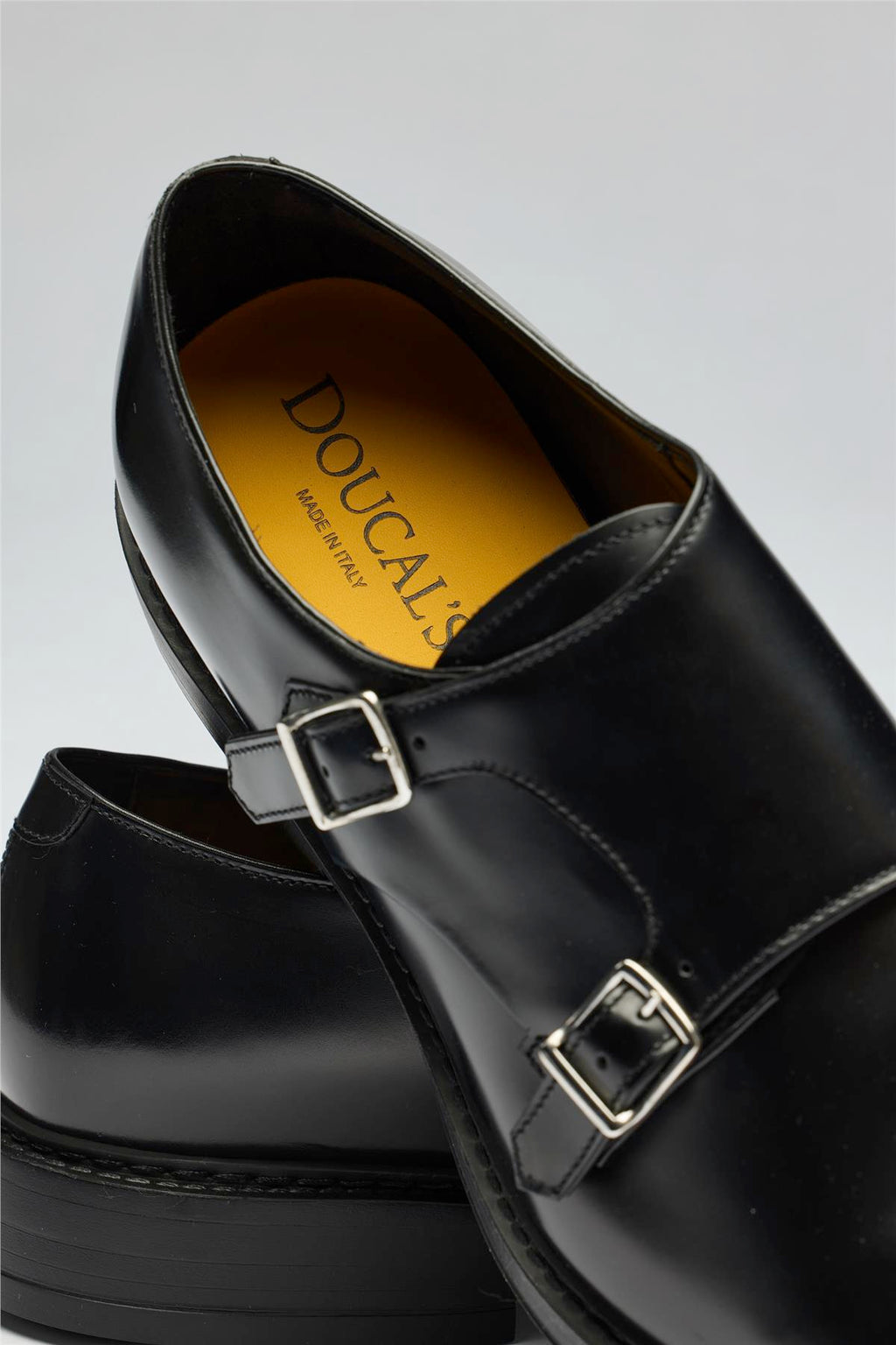 Siyah Tokalı Deri Ayakkabı - Image 4