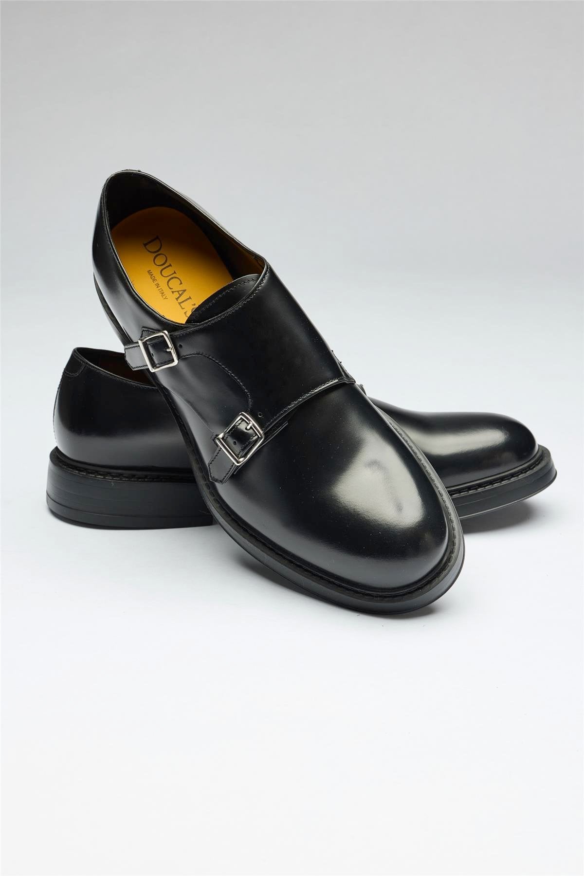 Siyah Tokalı Deri Ayakkabı - Image 2