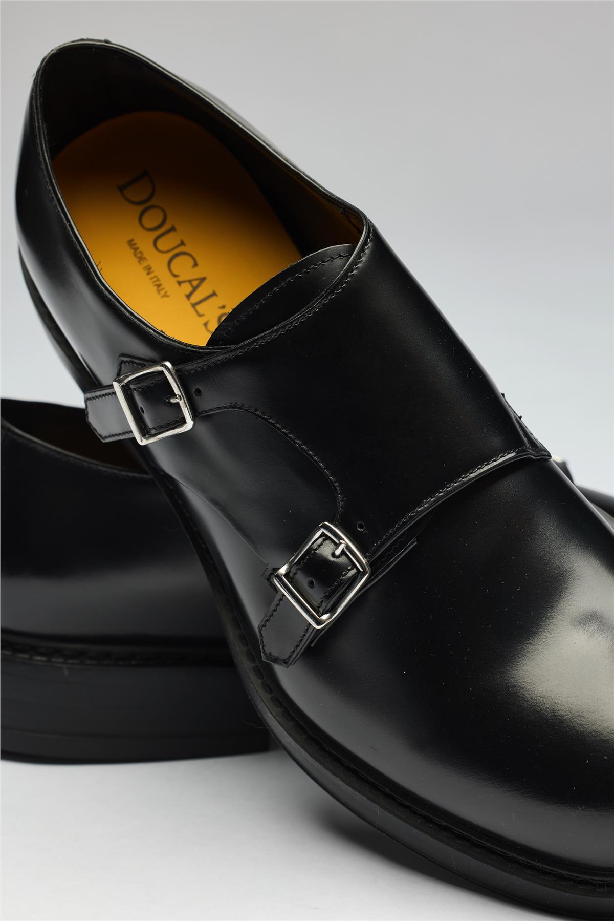 Siyah Tokalı Deri Ayakkabı - Image 3