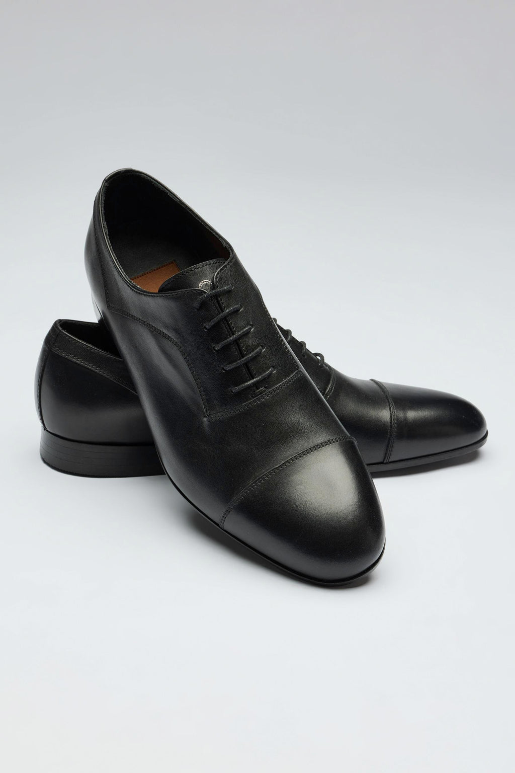 Siyah Bağcıklı Klasik Deri Ayakkabı - Image 5