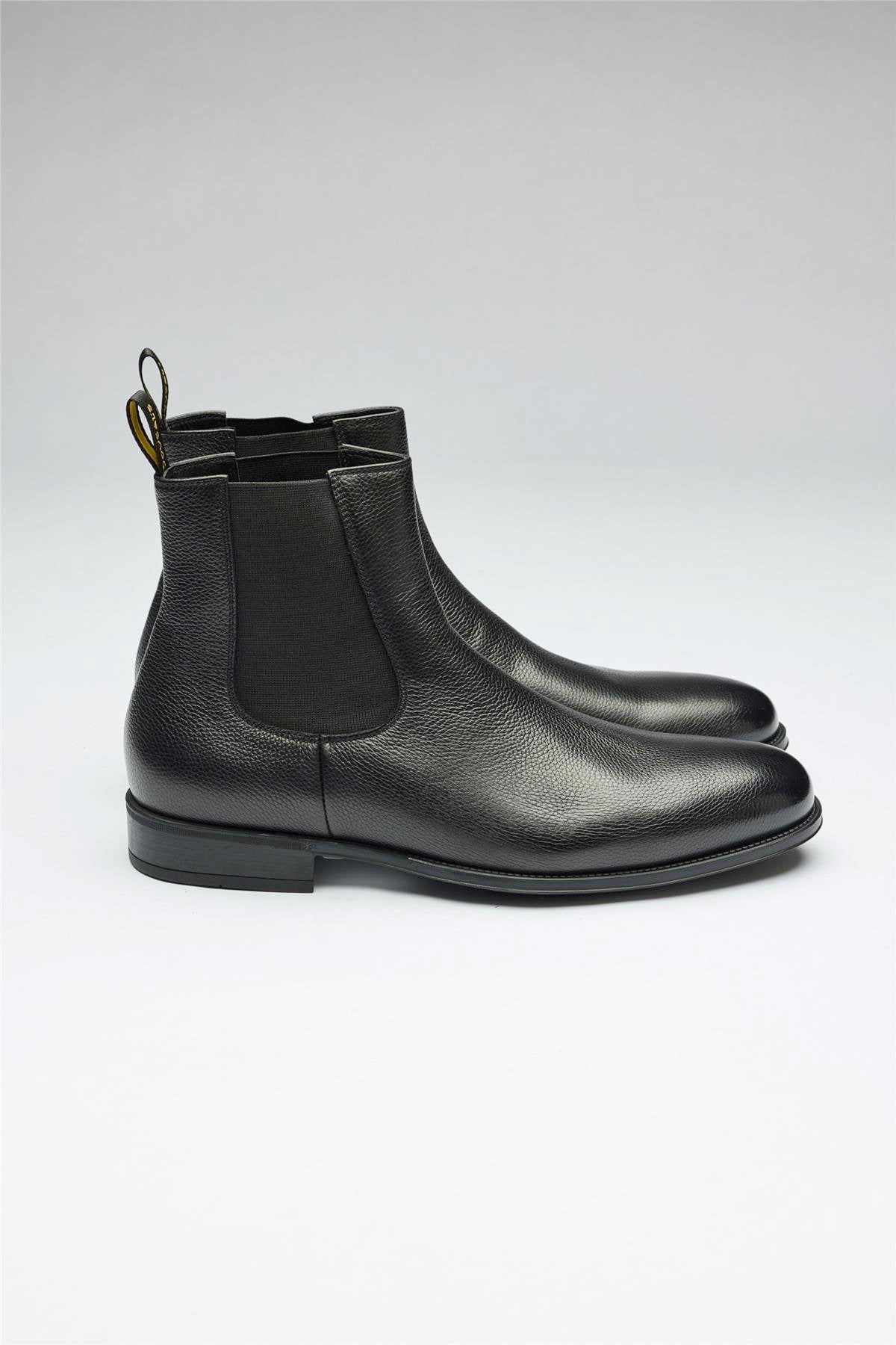 Siyah Bantlı Deri Bot - Image 1