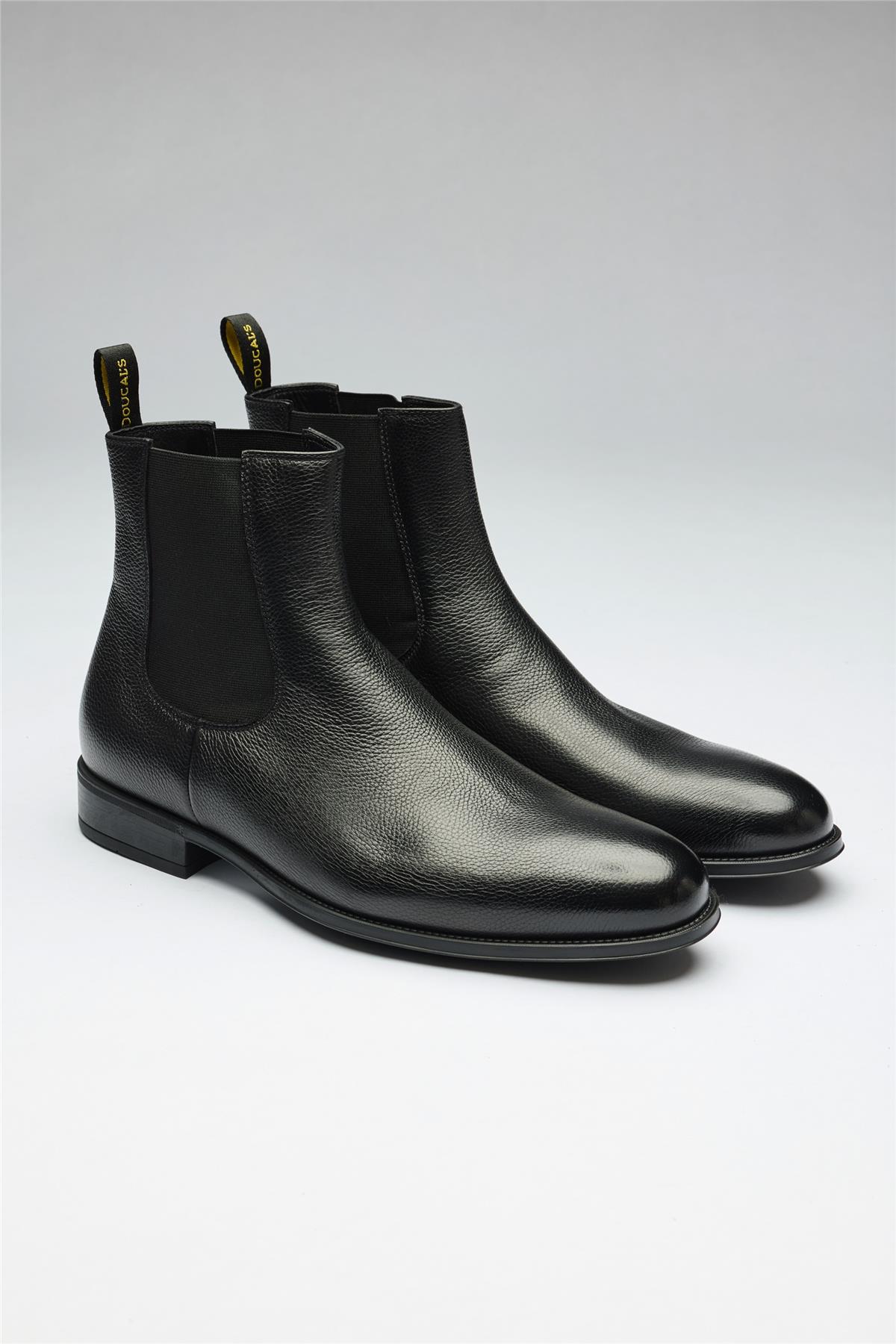 Siyah Bantlı Deri Bot - Image 4