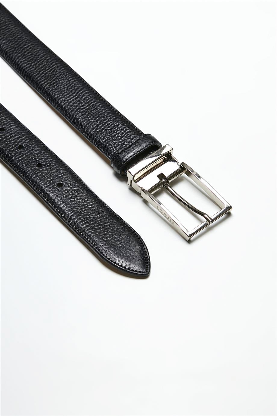 Siyah Deri Erkek Kemer - Image 1