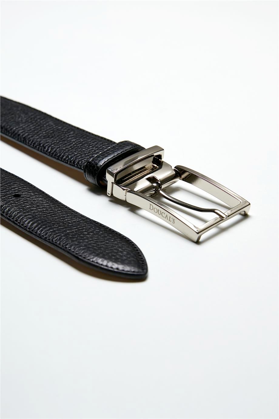 Siyah Deri Erkek Kemer - Image 2