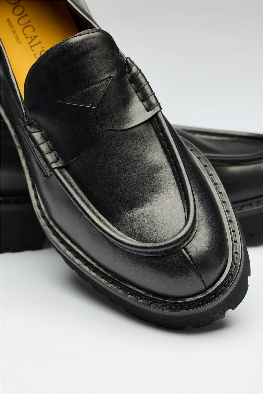 Siyah Deri Penny Loafer - Image 3
