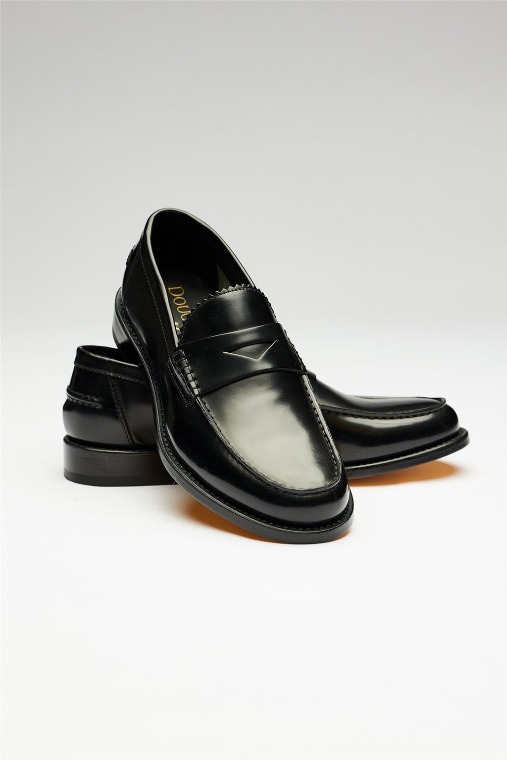 Siyah Deri Penny Loafer