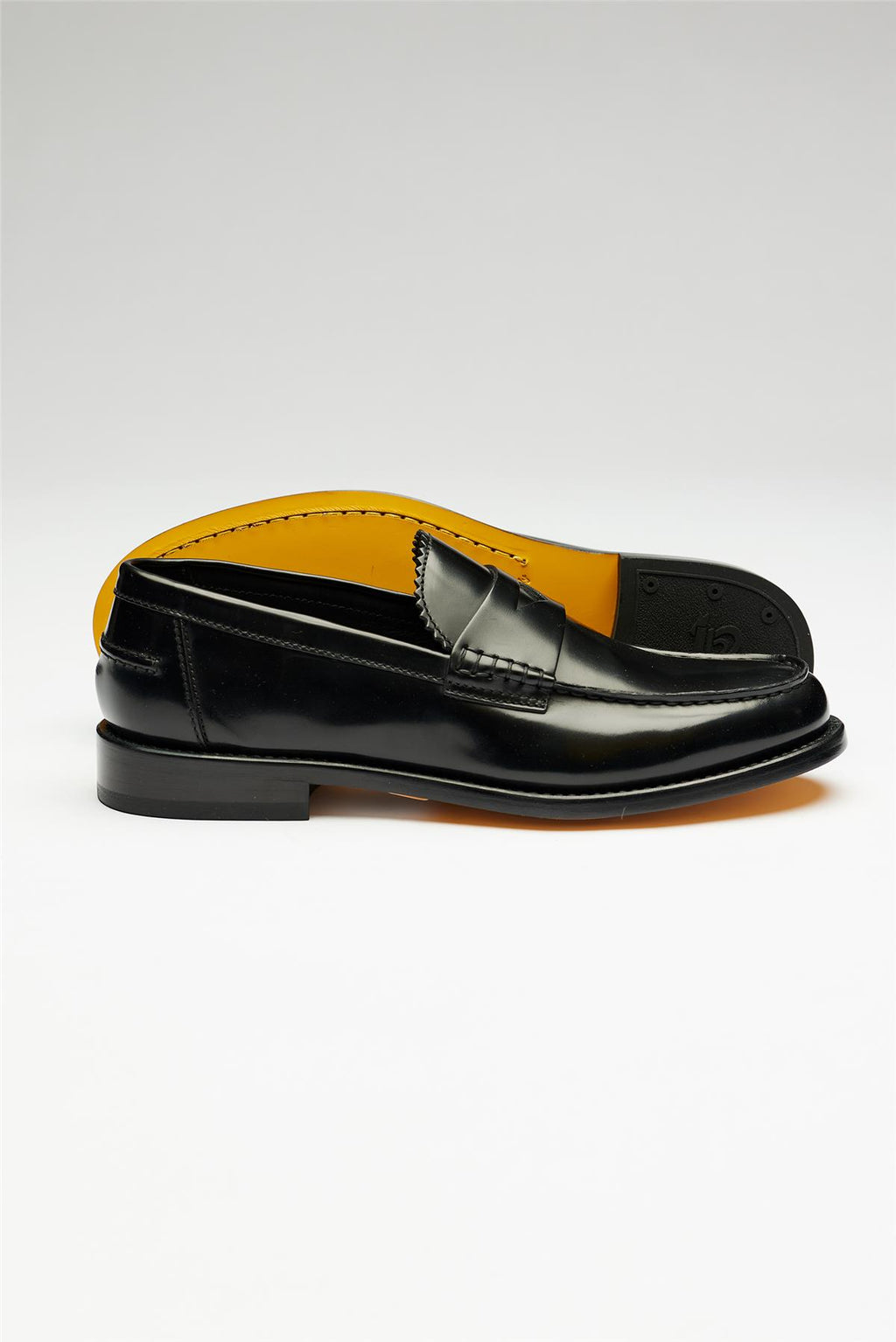 Siyah Deri Penny Loafer