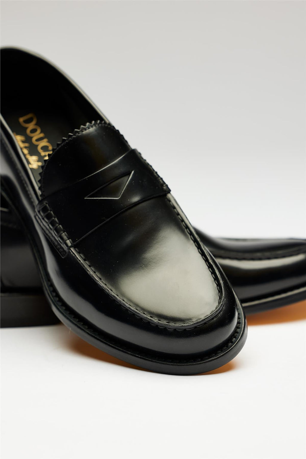 Siyah Deri Penny Loafer