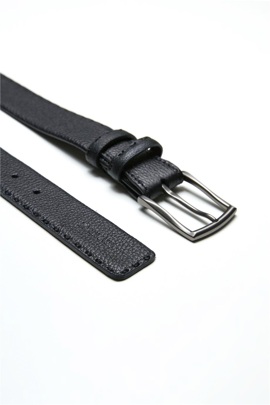 Siyah Dikişli Deri Kemer - Image 2