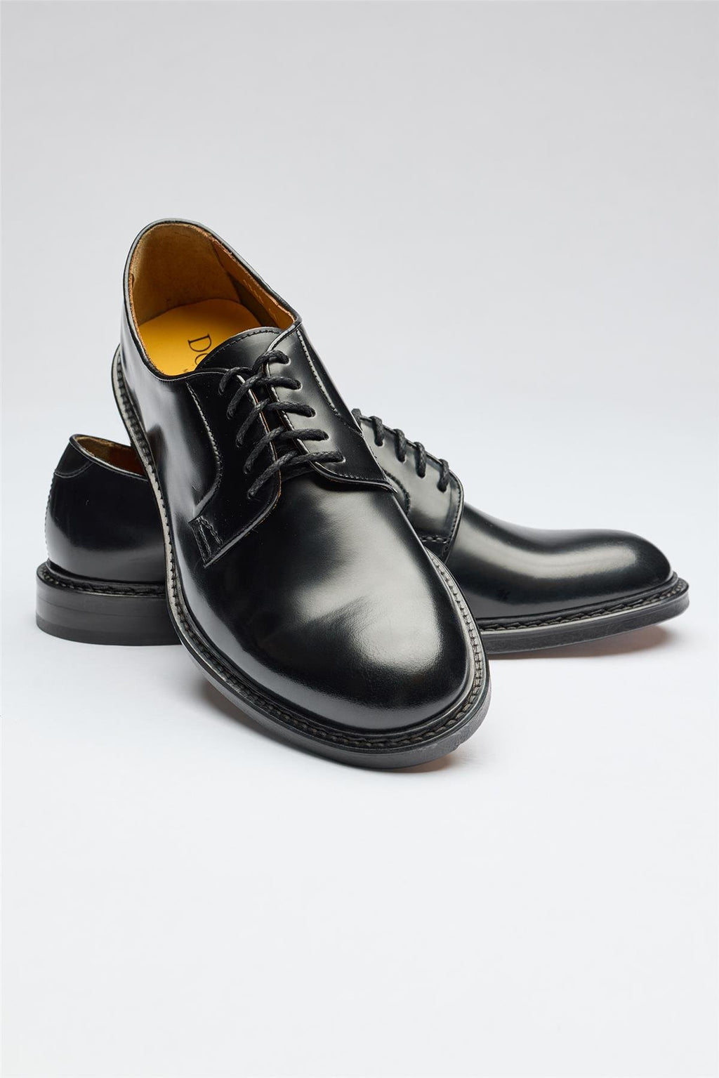 Siyah Bağcıklı Deri Ayakkabı - Image 2