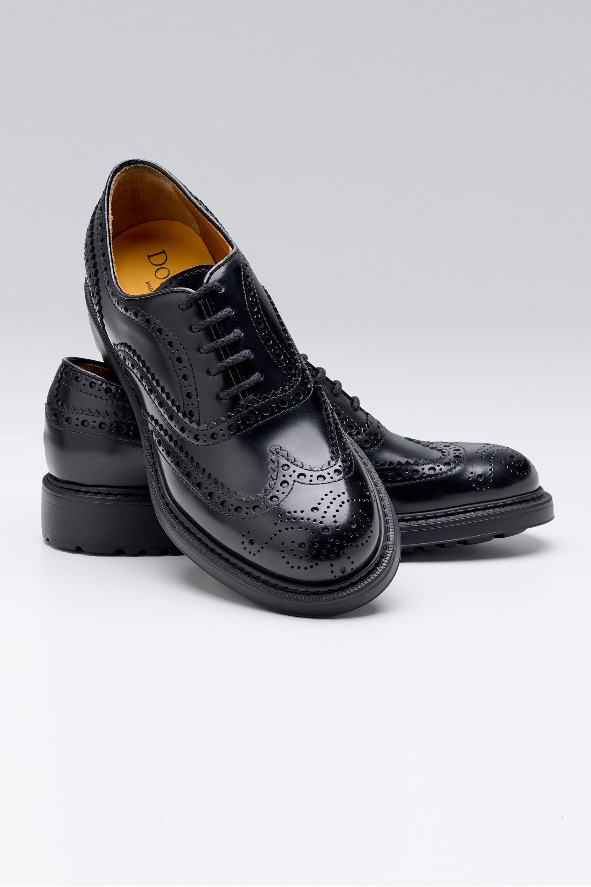 Siyah Oxford Deri Ayakkabı - Image 5