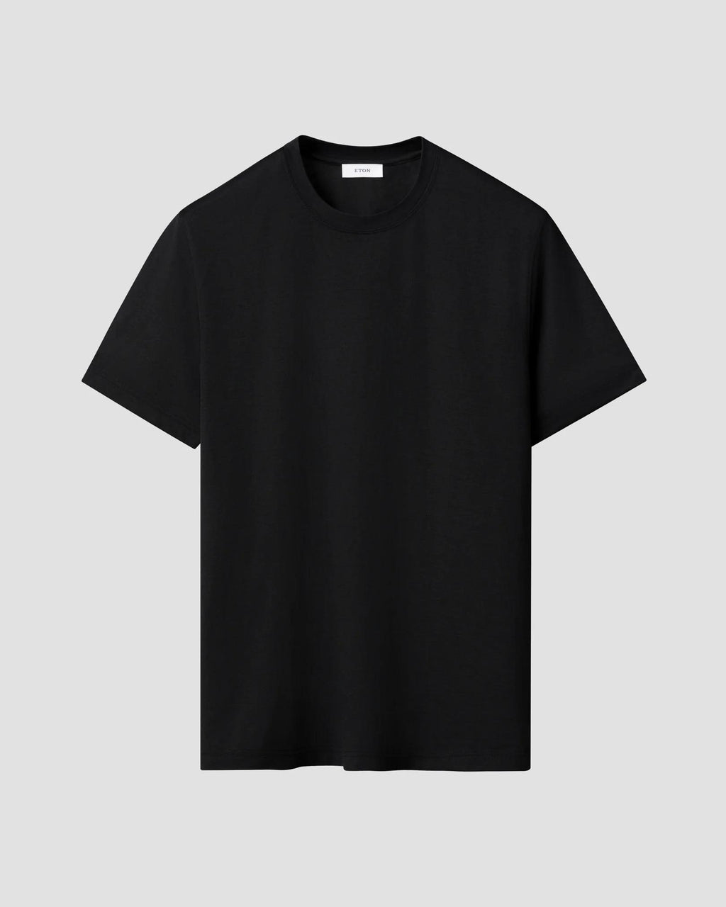 Siyah Pamuk İpek T-Shirt - 2