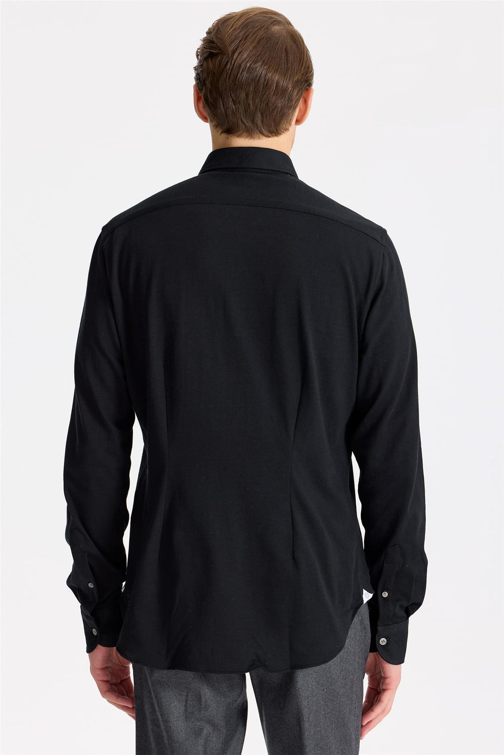 Siyah Pamuk Kaşmir Gömlek - Image 5