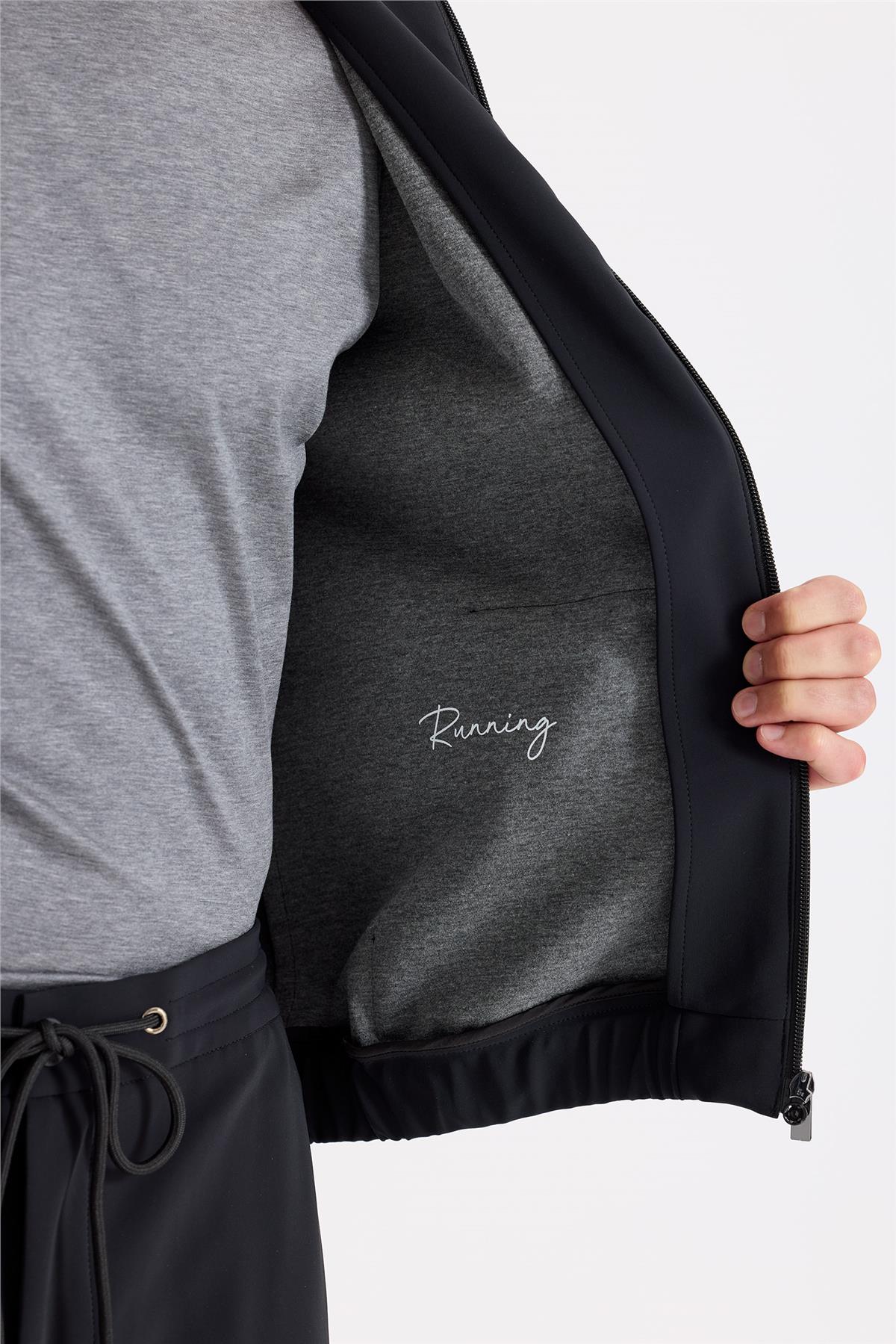 Siyah Running Spor Takım Elbise - Image 3