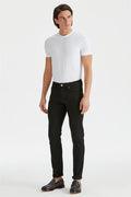 Siyah Streç Denim Pantolon - Image 1