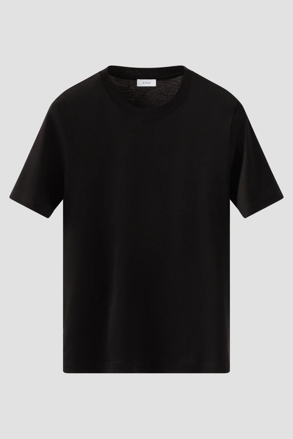 Siyah Supima Pamuk T-Shirt - Image 1