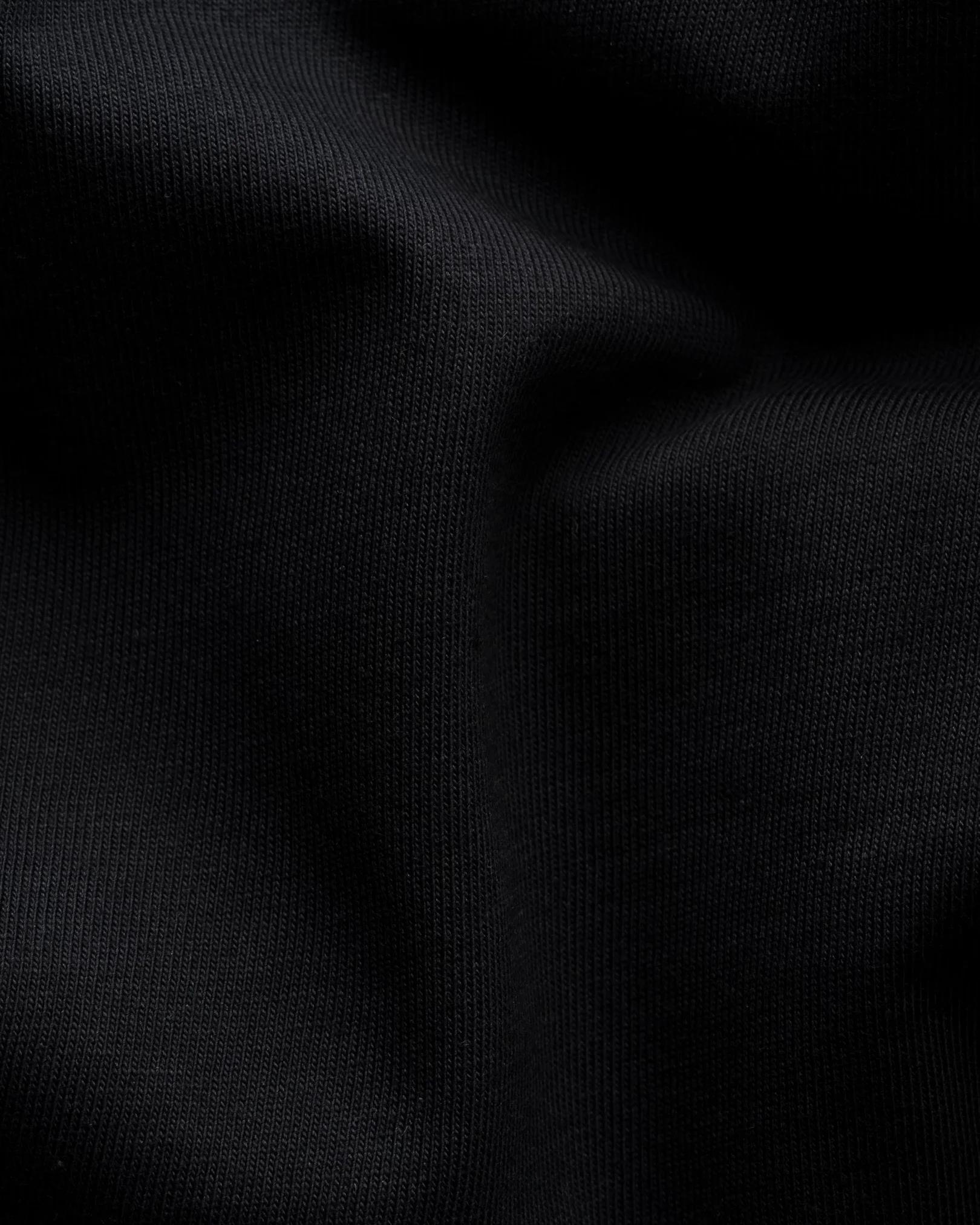 Siyah Supima Pamuk T-Shirt - Image 5