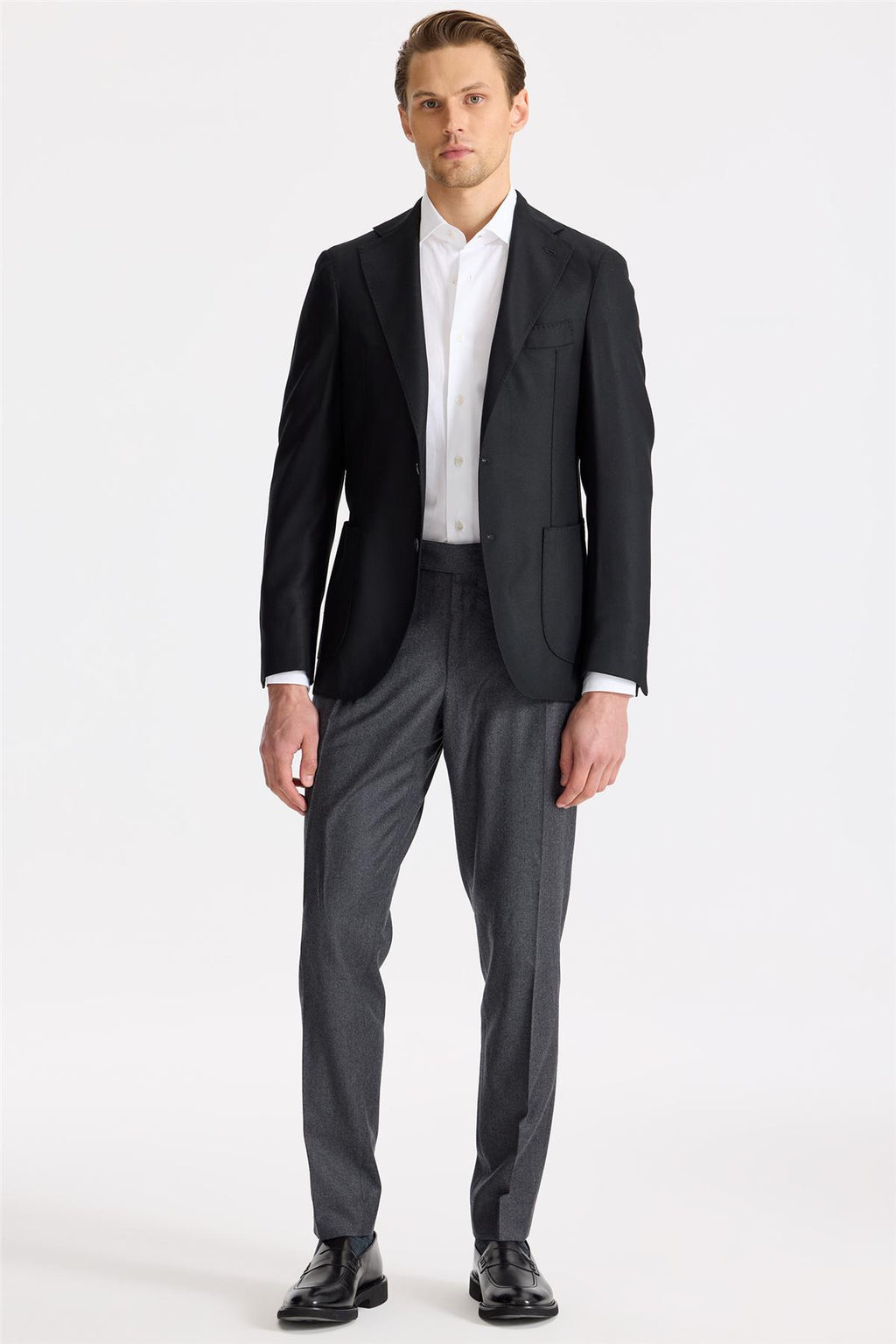 Siyah Yün Kaşmir Blazer - Image 2