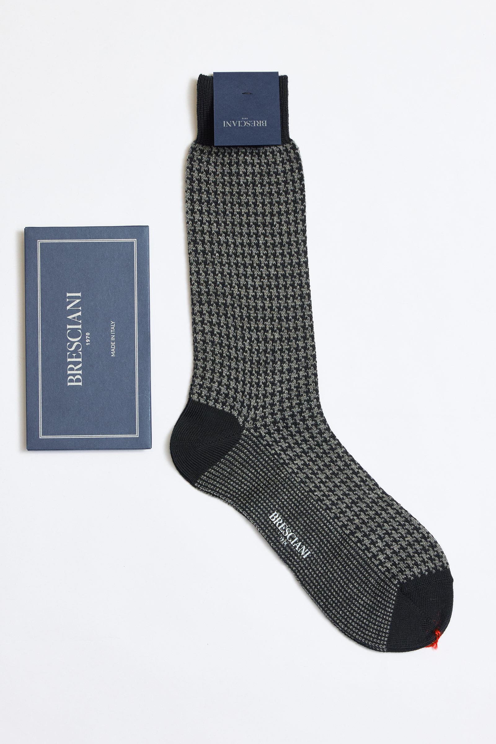 Siyah Yün Kaşmir Çorap