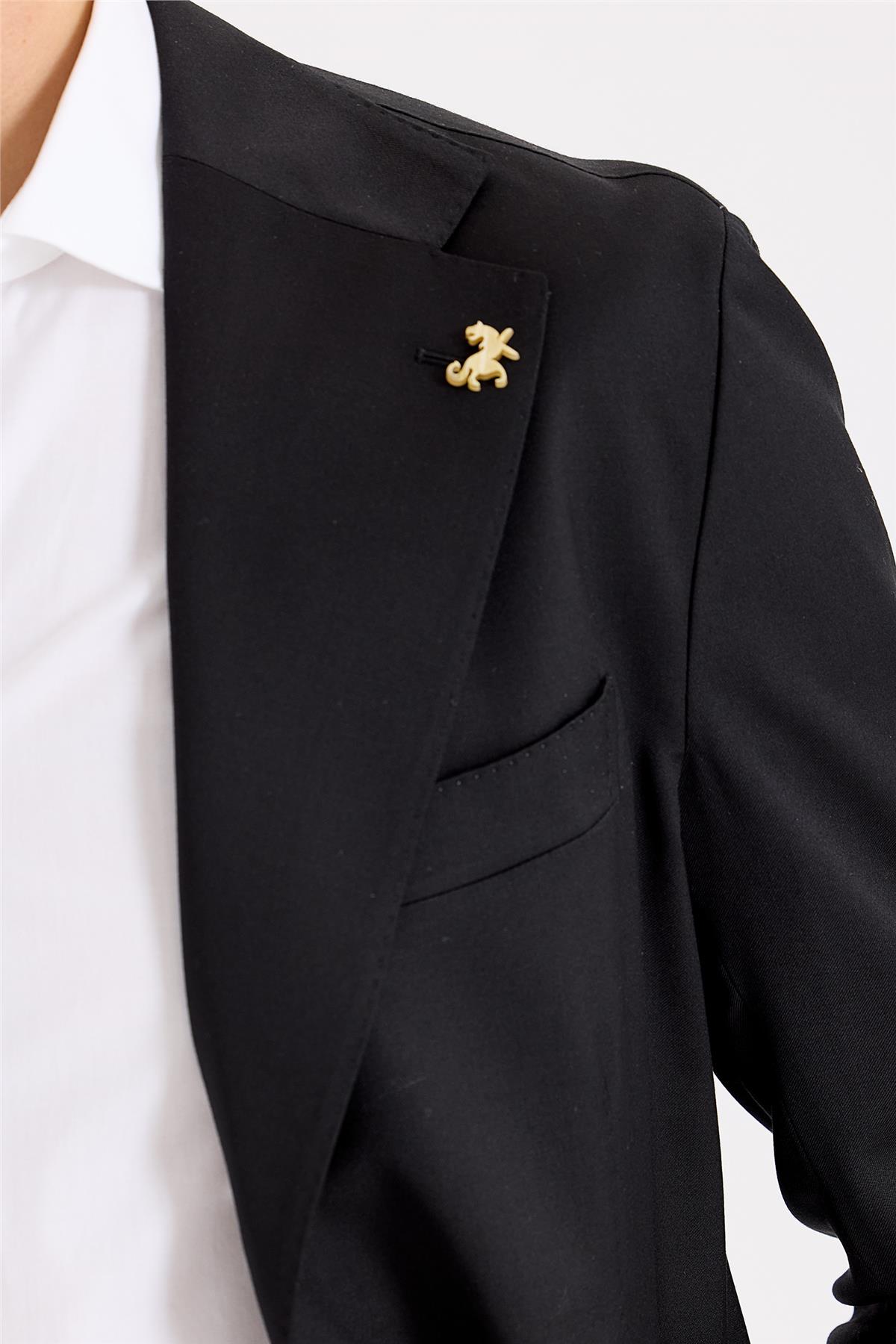 Siyah Yün Takım Elbise - Image 4