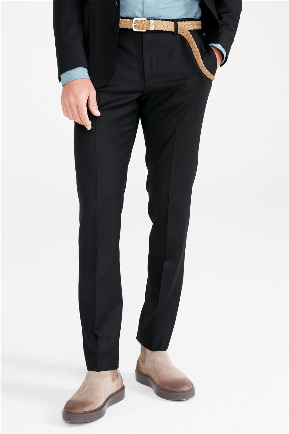 Siyah Zero Gravity Yün Takım Elbise - Image 4