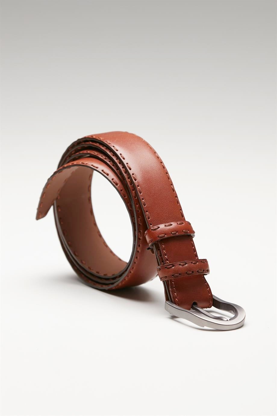 Taba Dikişli Spor Erkek Kemer - Image 1