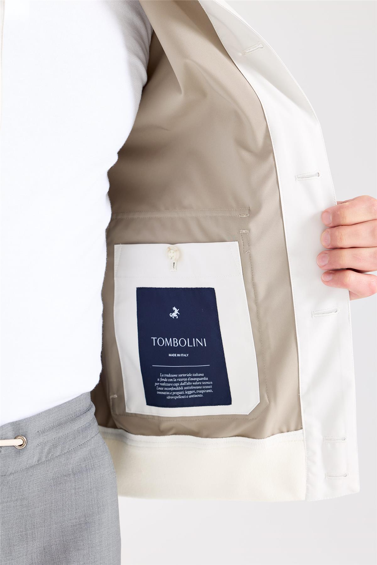 Taş Rengi Teknik Bomber Yağmurluk - Image 4