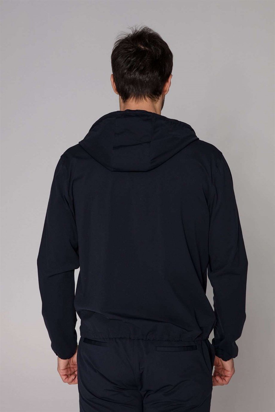 Tombolini Lacivert Kapüşonlu Spor Mont