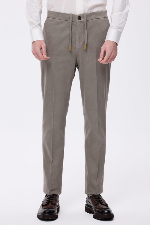 Vizon Pamuk Kaşmir Bağcıklı Chino Pantolon - Image 1