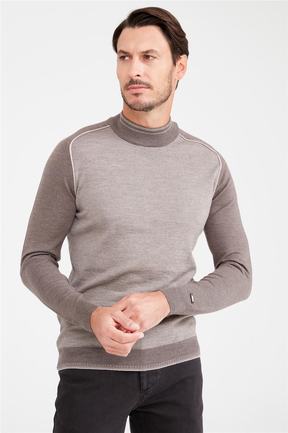 Vizon Yarım Balıkçı Yün Triko - Image 3