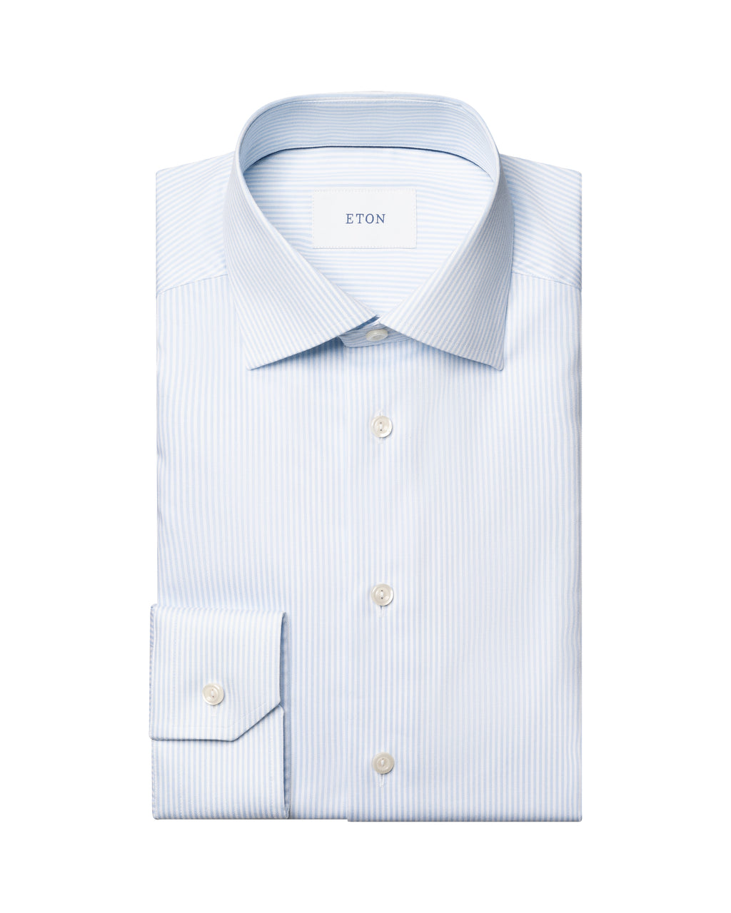 Çizgili Pamuk–TENCEL™ Lyocell Gömlek