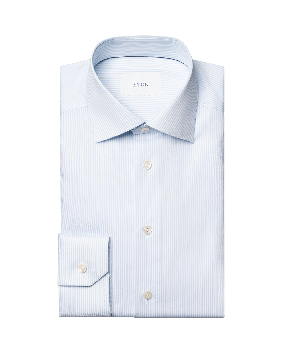 Çizgili Pamuk–TENCEL™ Lyocell Gömlek