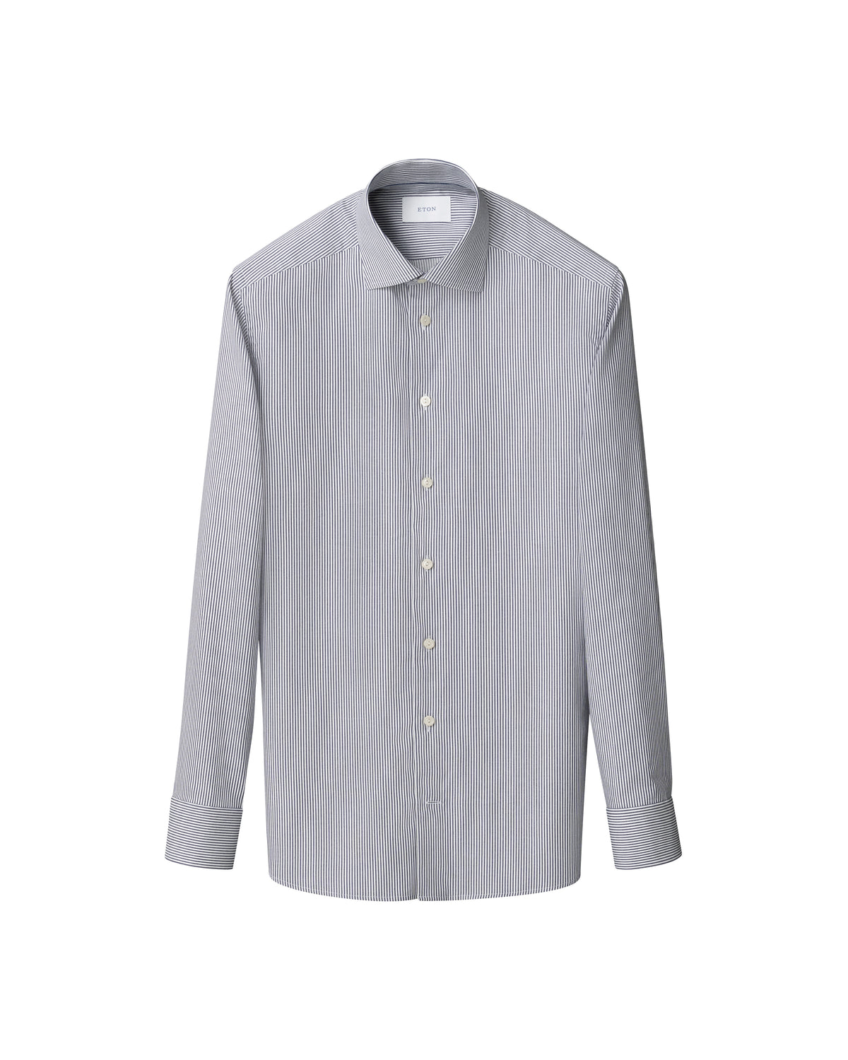 Çizgili Pamuk–TENCEL™ Lyocell Gömlek