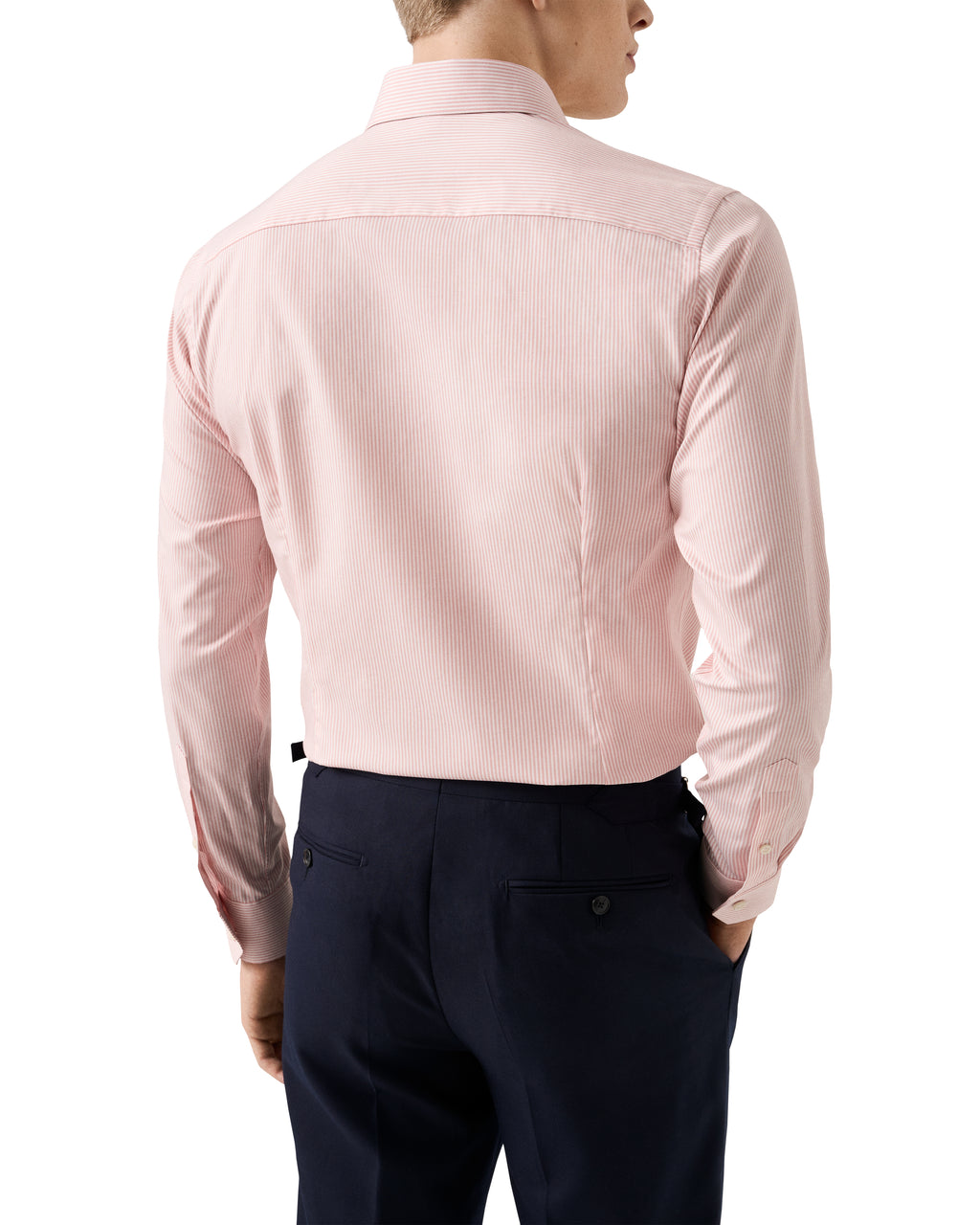 Çizgili Pamuk–TENCEL™ Lyocell Gömlek