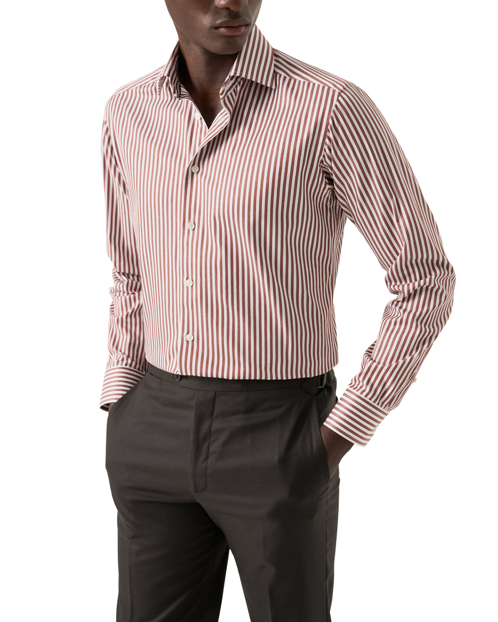 Bengal Çizgili Signature Pamuk Twill Gömlek