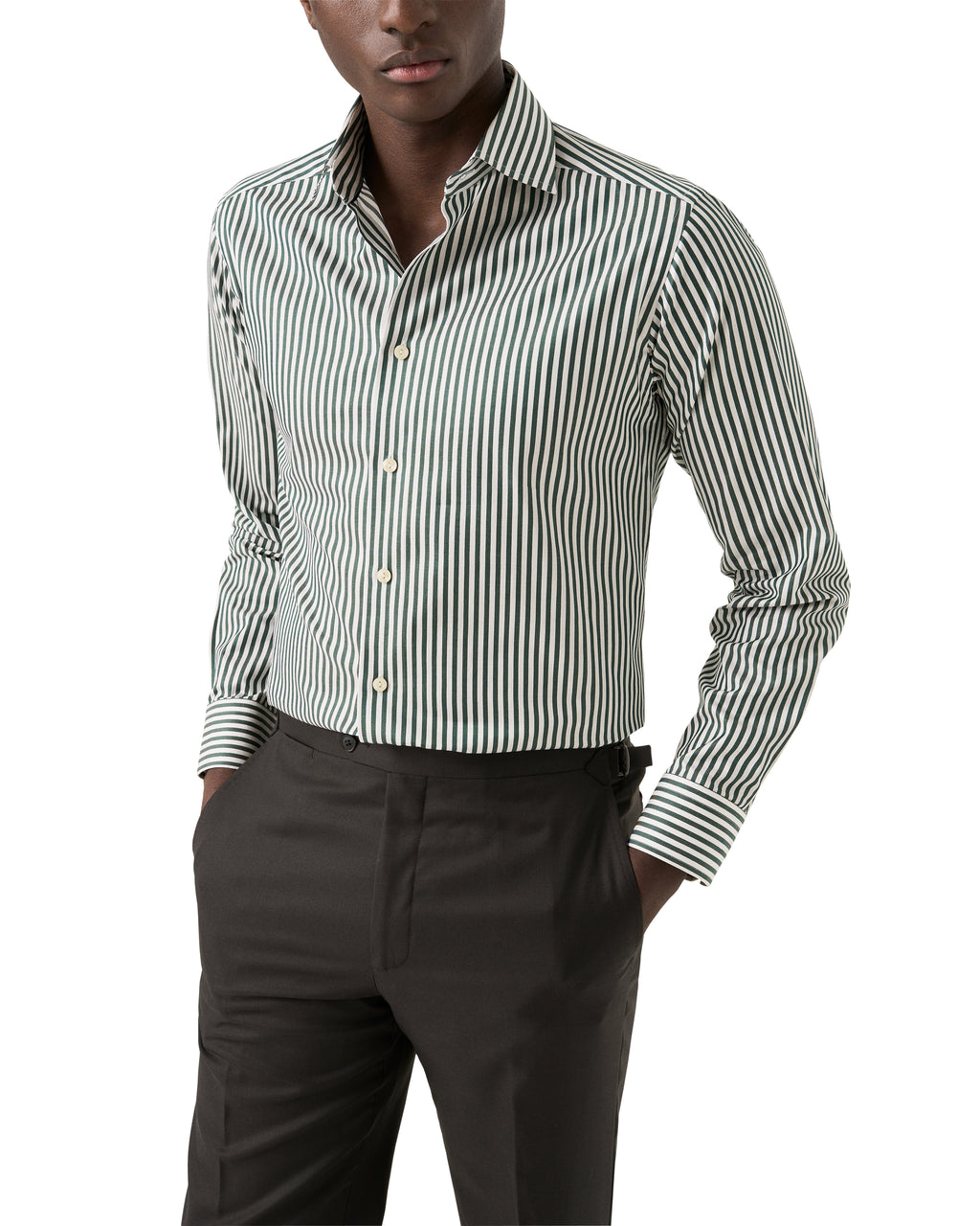 Bengal Çizgili Signature Pamuk Twill Gömlek