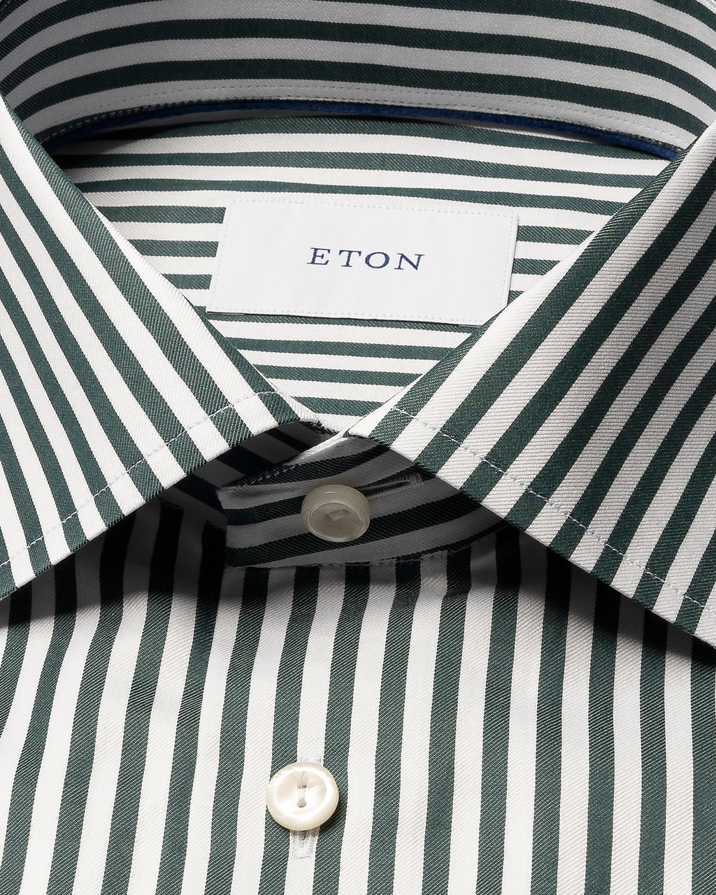 Bengal Çizgili Signature Pamuk Twill Gömlek